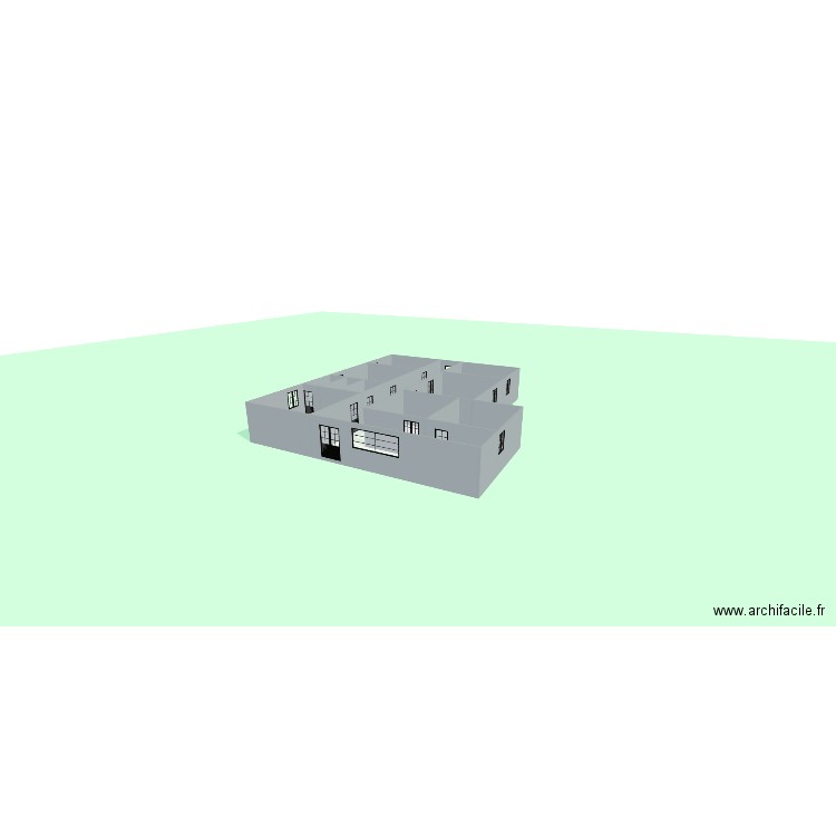 jonambalde1. Plan de 11 pièces et 225 m2