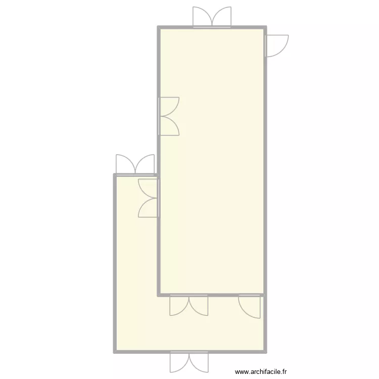 villa Emma. Plan de 2  et 55 m²