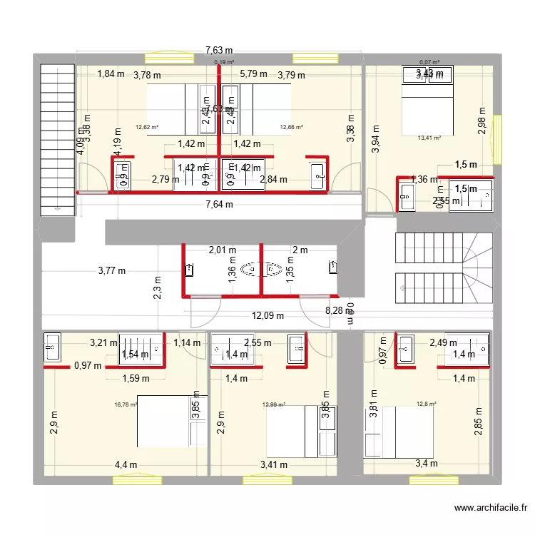domaine de la richetiere 1. Plan de 