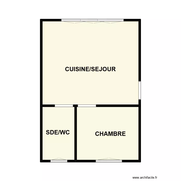 AUDERDIDIER. Plan de 