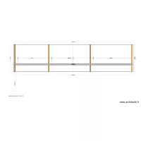 Plan de coupe fa&ccedil;ade nord-ouest AVANT