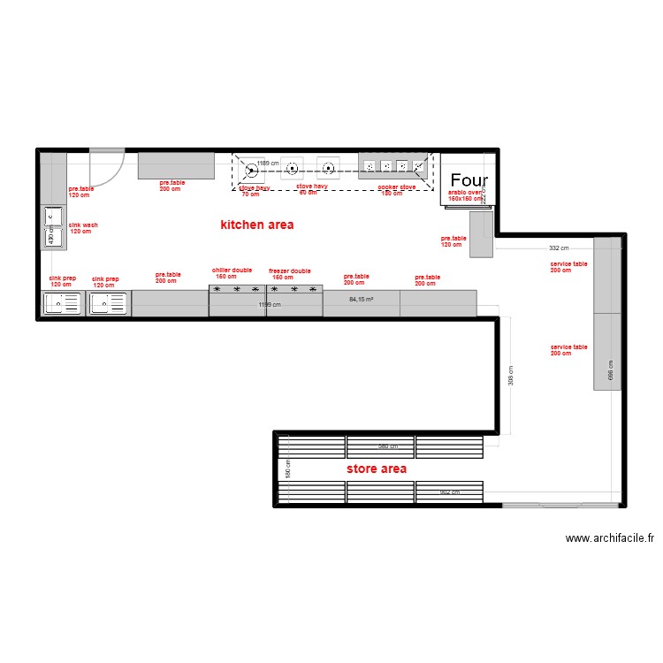 FIRAS WISHAH 2. Plan de 1 pièce et 84 m2