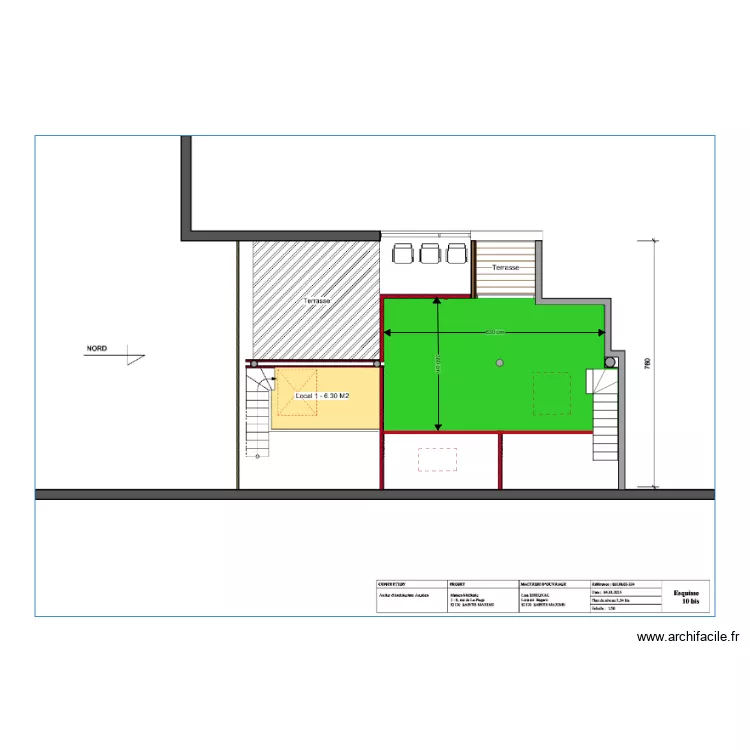 Esquisse 11 mezz. Plan de 