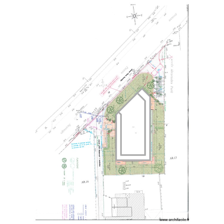FLOT MARINE. Plan de 2 pièces et 120 m2