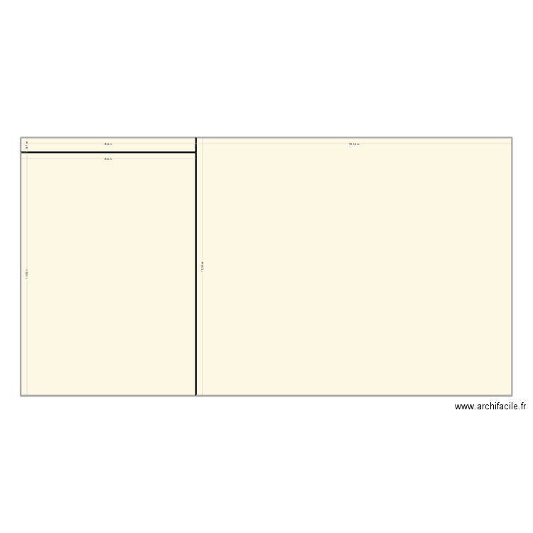 Découpe. Plan de 3 pièces et 291 m2