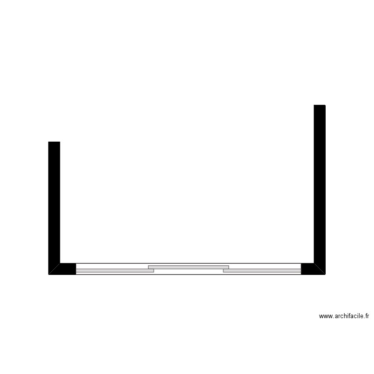 préau. Plan de 0 pièce et 0 m2