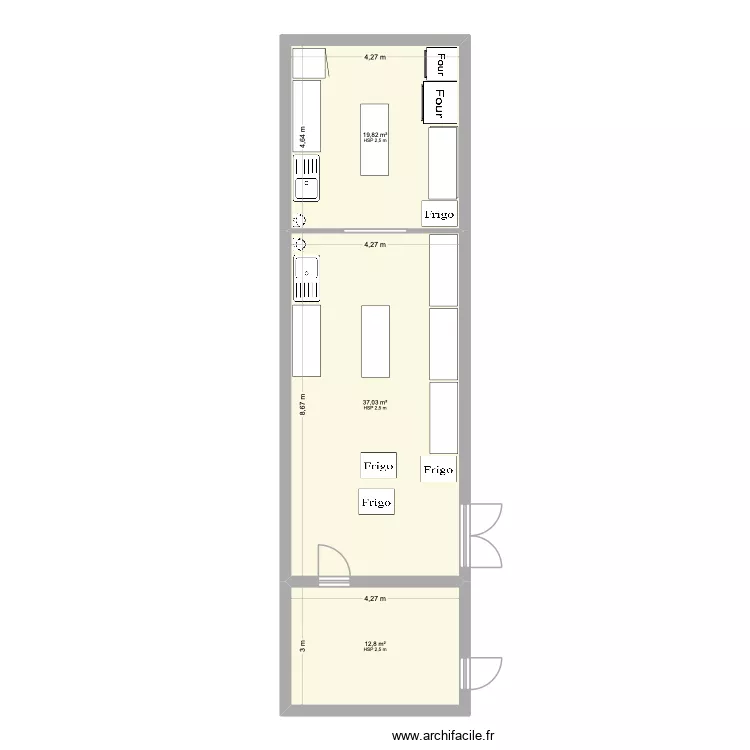 plan cuisine metro. Plan de 