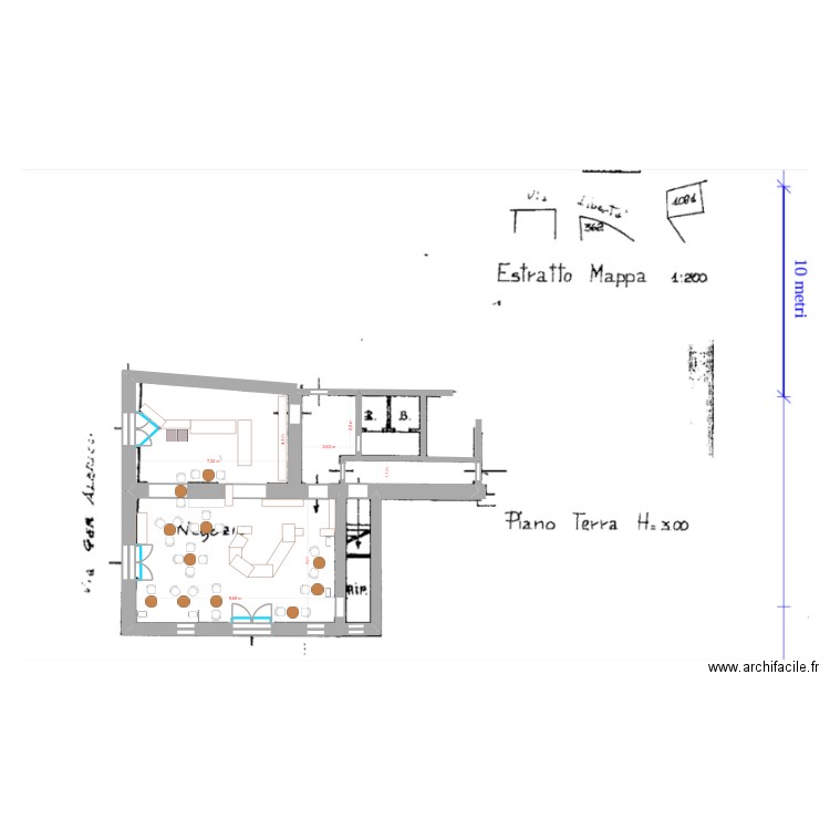 Projet 2 - RDC - Niveau 0. Plan de 0 pièce et 0 m2