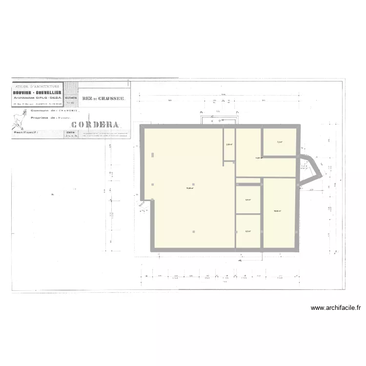 Gaillands RDC 0. Plan de 7 pièces et 132 m² Gaillands RDC 0. Plan de 7 pièces et 132 m²