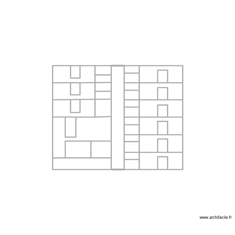 1234. Plan de 41 pièces et 5 m²