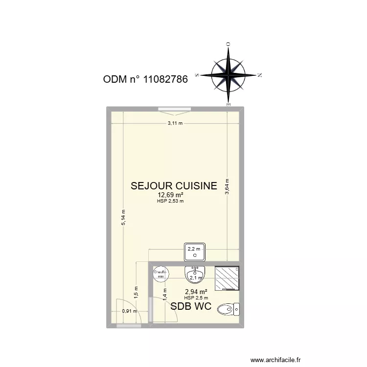 PLAN 2D STUDION PLB. Plan de PLAN 2D STUDION PLB. Plan de