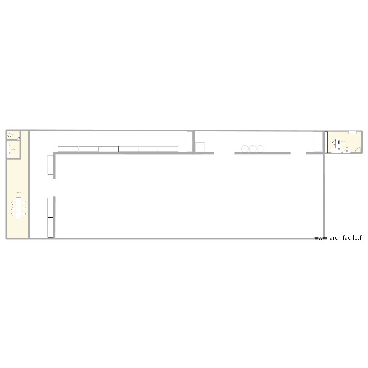 Guilbaud mécanique. Plan de 4 pièces et 79 m2