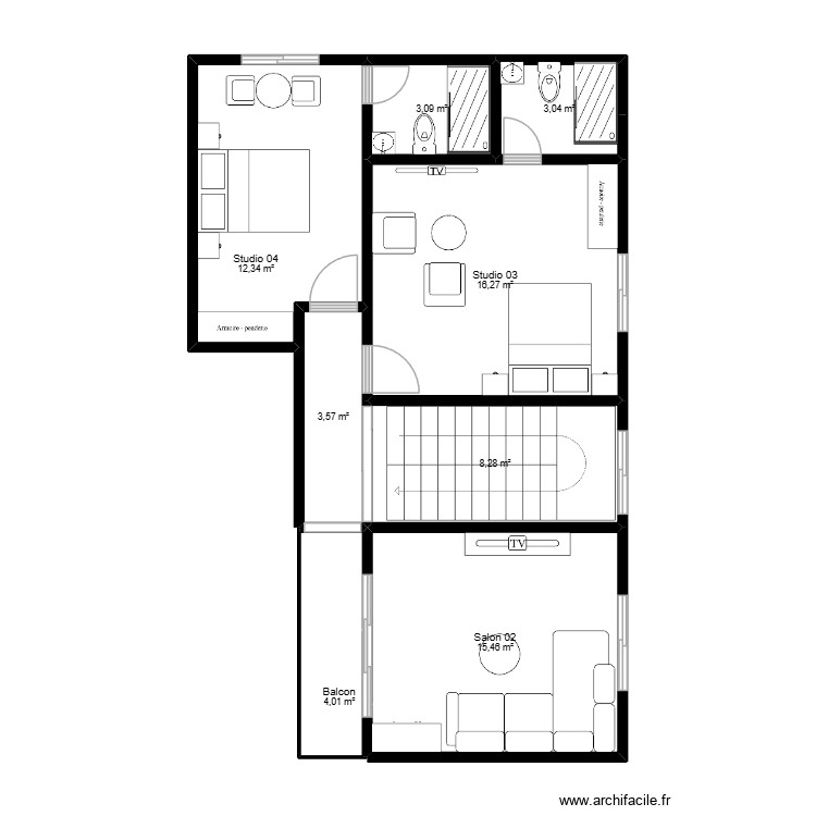Djio sienn R1. Plan de 0 pièce et 0 m2