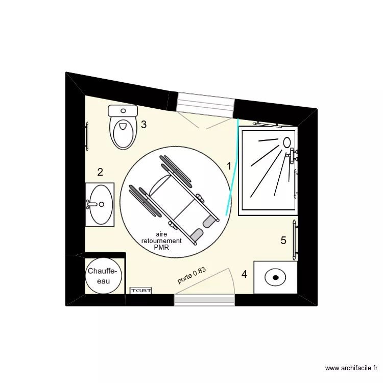 Rousseau &agrave; LIgueil projet 2. Plan de 