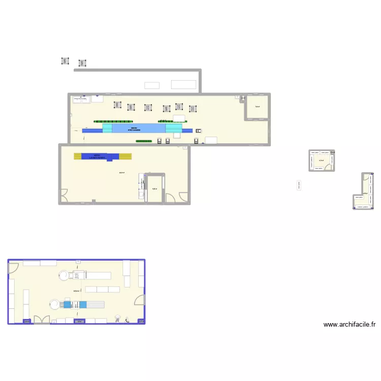 Pellegrin 2. Plan de 15 Pièces et 385 m²