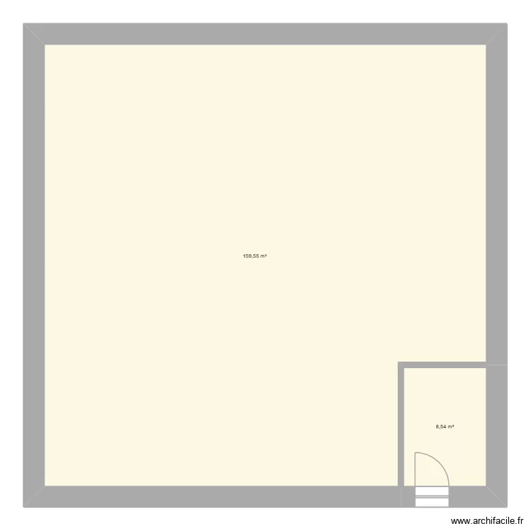 maison chaleur. Plan de 2  et 168 m²