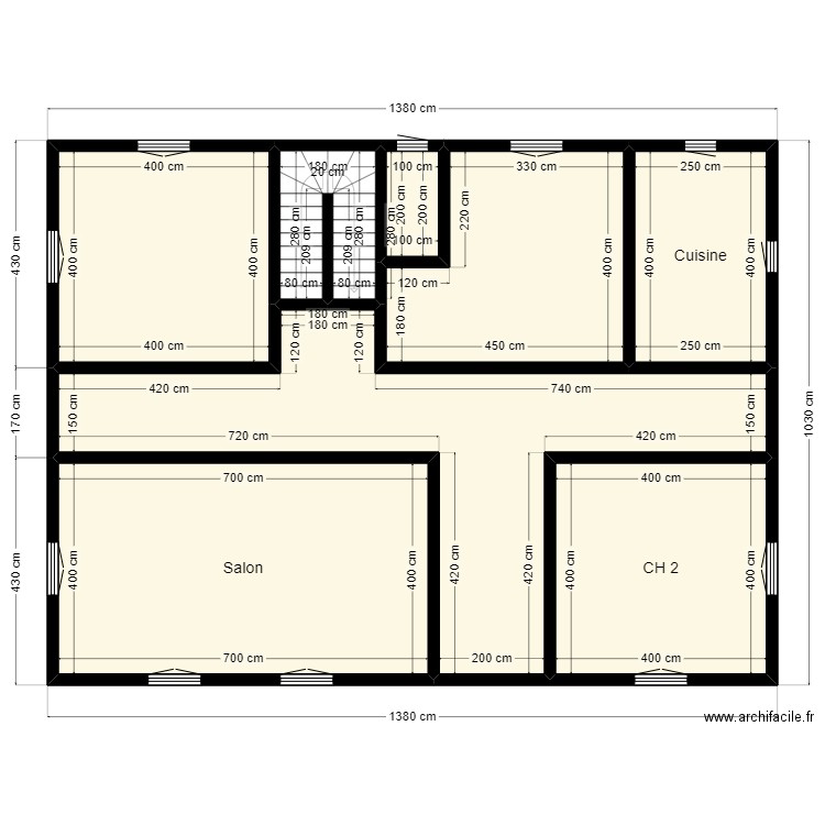 Plan 12m * 10m Client Maghtaa Lehjar Final. Plan de 8 pièces et 123 m2