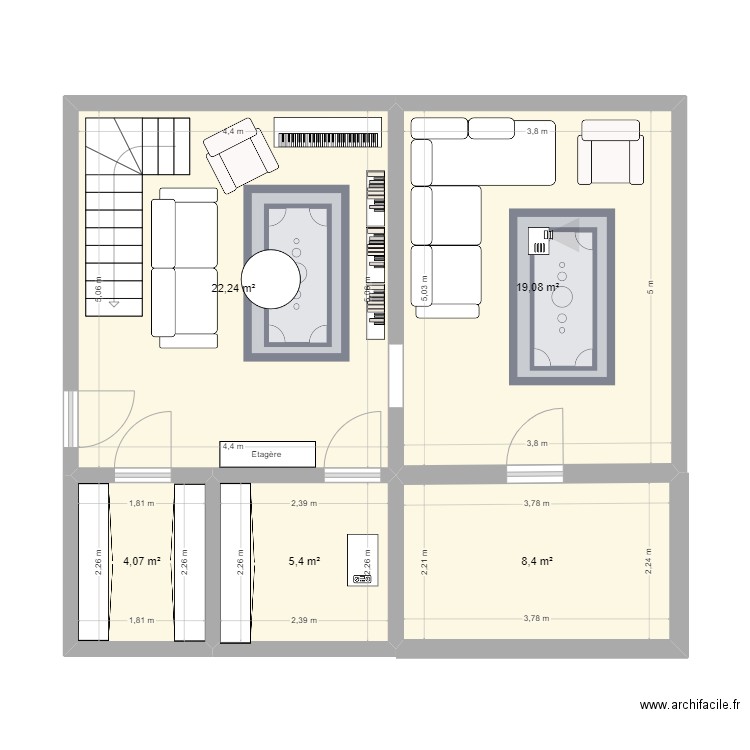 Cave. Plan de 0 pièce et 0 m2