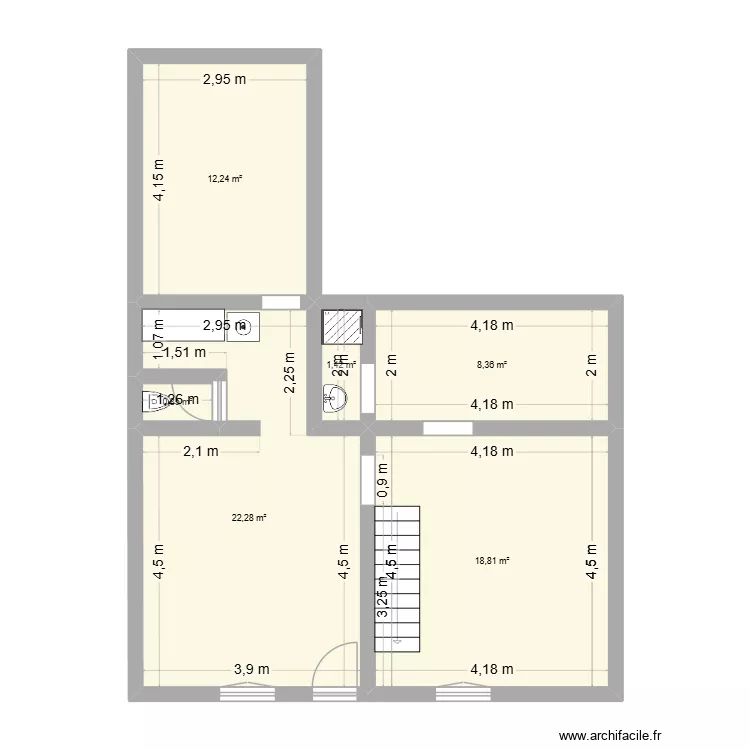 Homaison. Plan de 6 et 64 m² Homaison. Plan de 6 et 64 m²