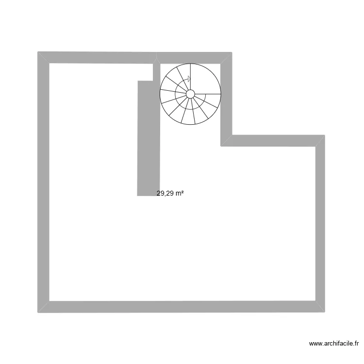 Rénovation chambres enfants. Plan de 1 pièce et 29 m² Rénovation chambres enfants. Plan de 1 pièce et 29 m²