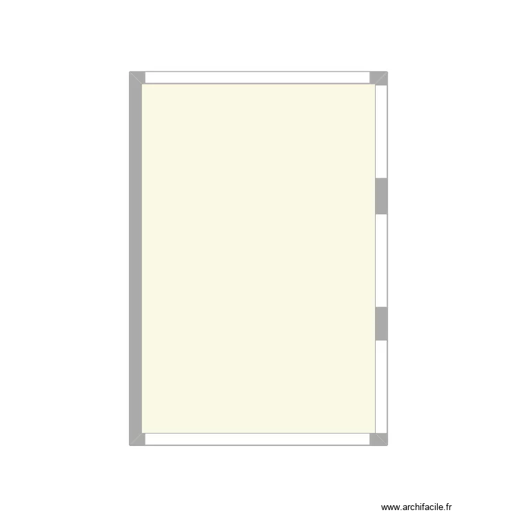 plan carport Vloeyenberg. Plan de 