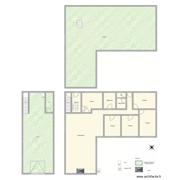 FREGANS projet21. Plan de 16 Pièces et 334 m²