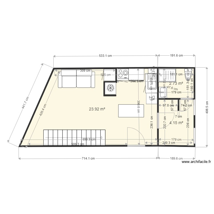 palissade5. Plan de 0 pièce et 0 m2