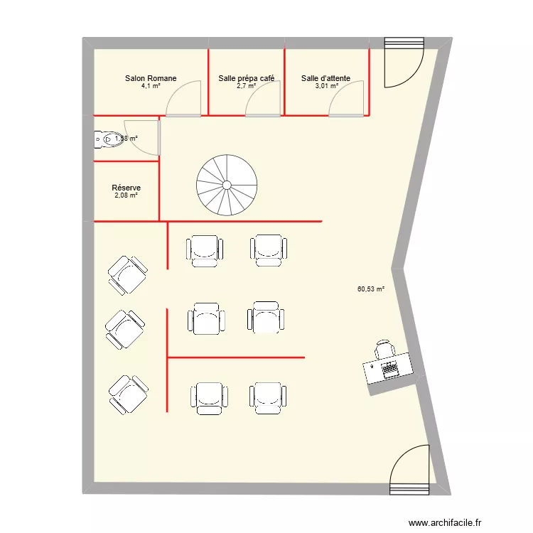 Salon Océane 02. Plan de Salon Océane 02. Plan de
