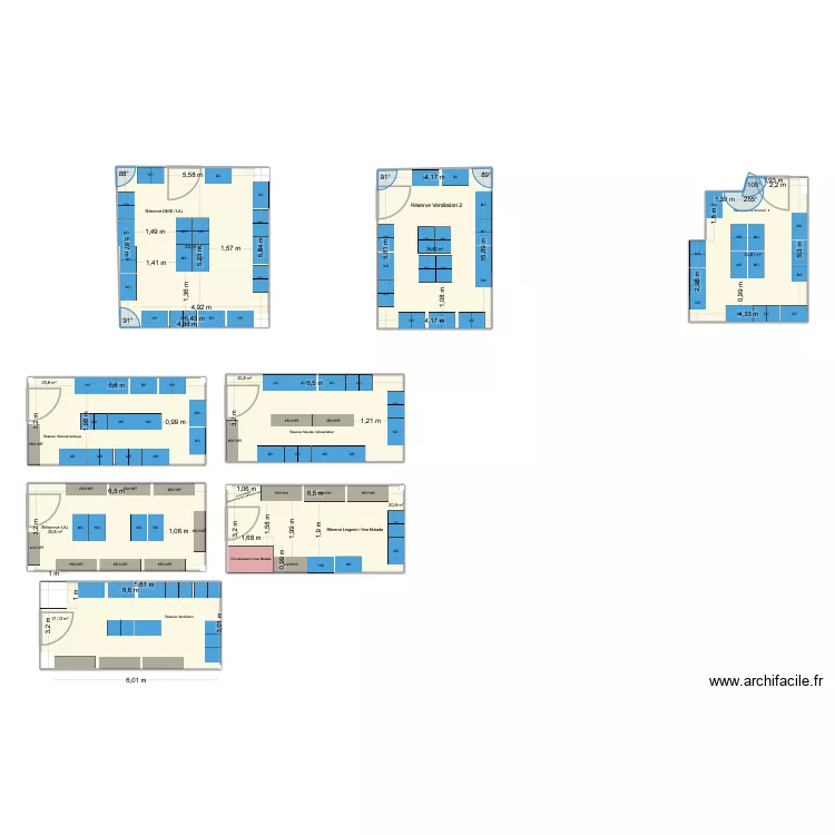 Soins Critiques. Plan de 8 et 182 m² Soins Critiques. Plan de 8 et 182 m²