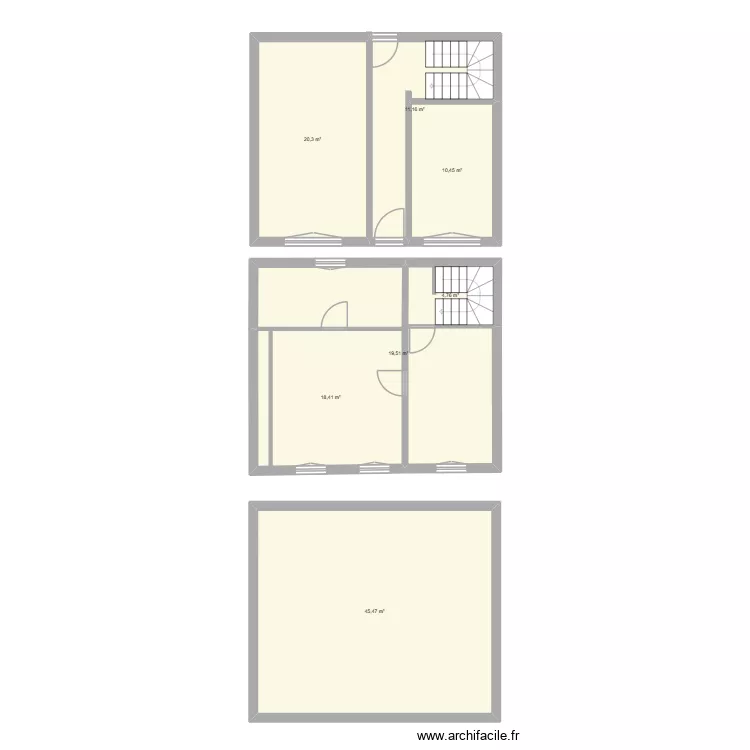 saint nicolas. Plan de 7 Pièces et 130 m² saint nicolas. Plan de 7 Pièces et 130 m²