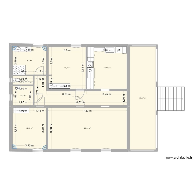 Mas 1er. Plan de 0 pièce et 0 m2