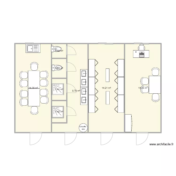 TRAYNARD BTP CHANTIER ST QUENTIN FALLAVIER. Plan de 