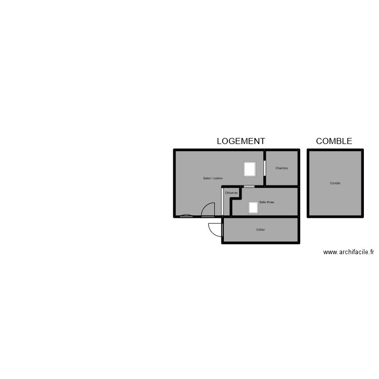 gillard amiante. Plan de 0 pièce et 0 m2