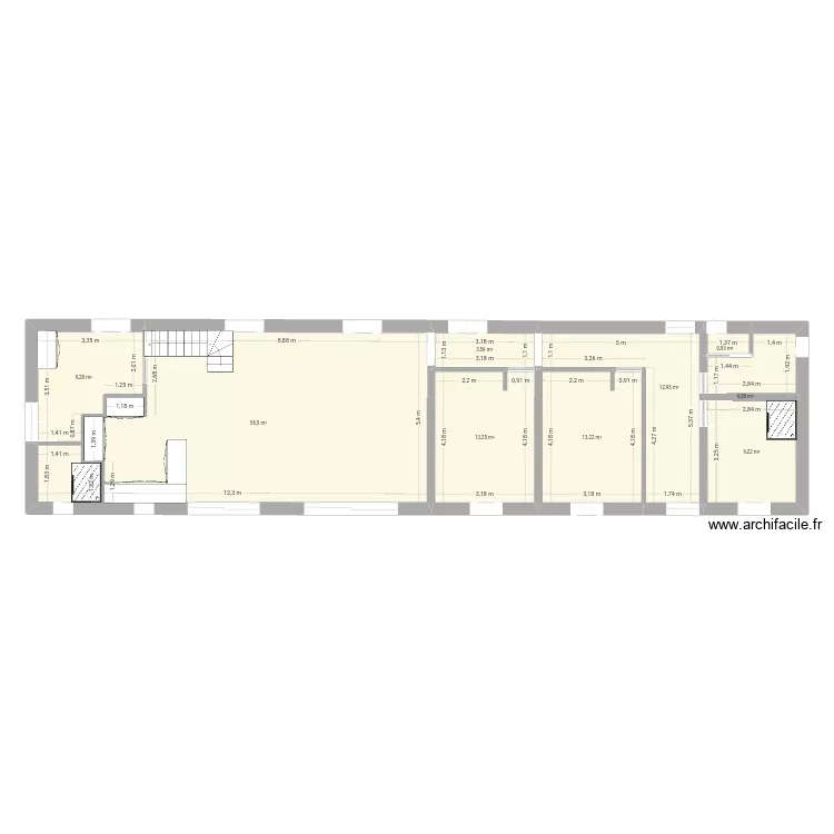 Long&egrave;re PC. Plan de 