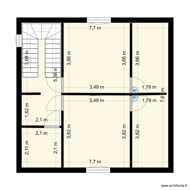 theo etage. Plan de 0 pièce et 0 m2