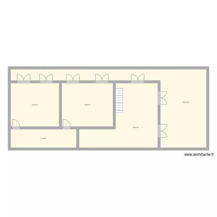 Romain. Plan de 