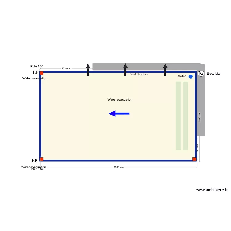 Helena / Tamir izzy. Plan de 1 Pièce et 19 m² Helena / Tamir izzy. Plan de 1 Pièce et 19 m²