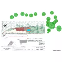 plan de masse escourche Projet 2