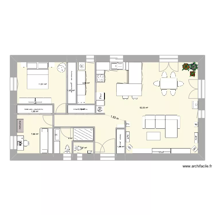 lot18janv26. Plan de 10  et 87 m²