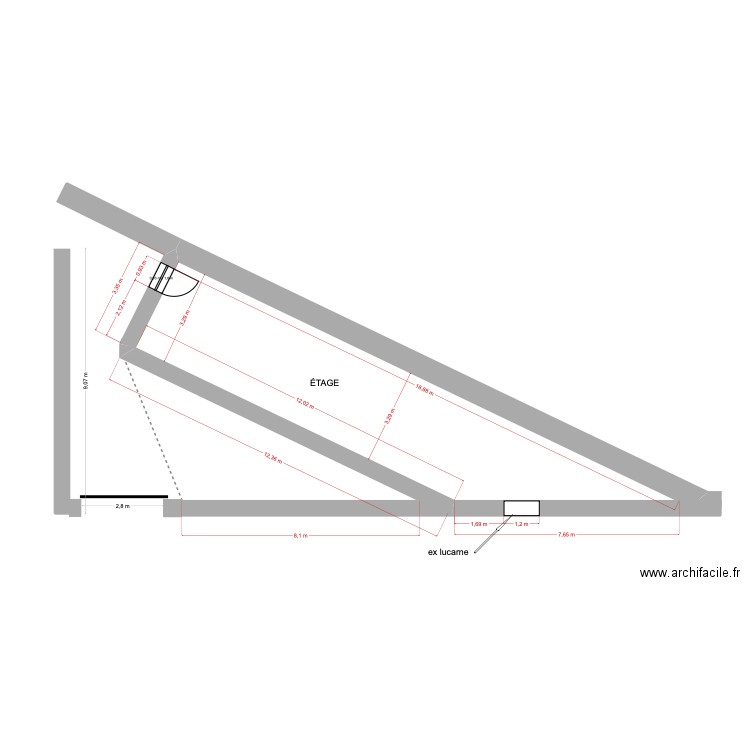Vue en plan ARMATAN RDC/R1 EXISTANT. Plan de 0 pièce et 0 m2