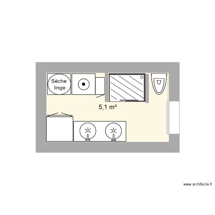 vince. Plan de 0 pièce et 0 m2