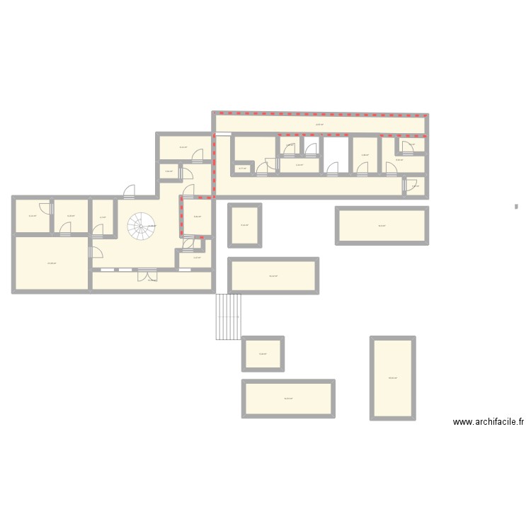 CO BANGUI RDC. Plan de 0 pièce et 0 m2