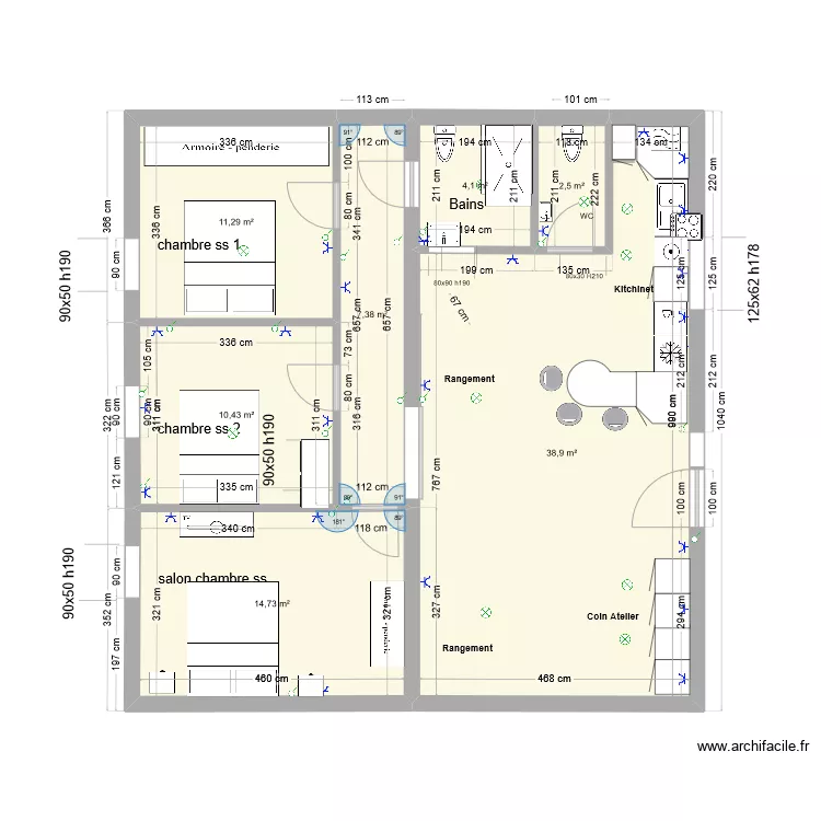 Quinta Teresa cave 2. Plan de 