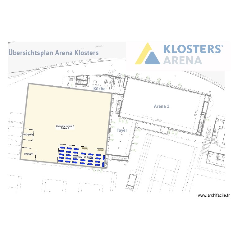 RACH26 - KLOSTERS INT&Eacute;RIEUR. Plan de 0 pièce et 0 m2