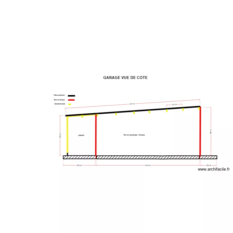 Garage W. Plan de Garage W. Plan de