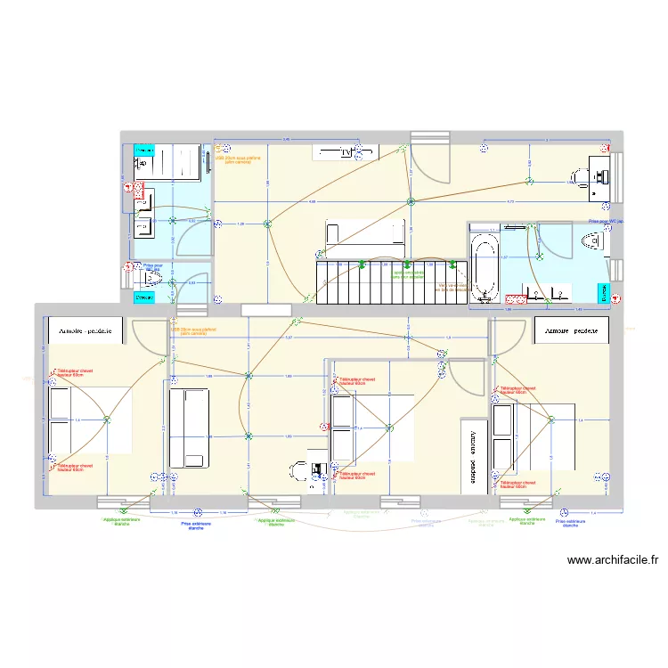 GARAVAN - Electricit&eacute; v1.9. Plan de 