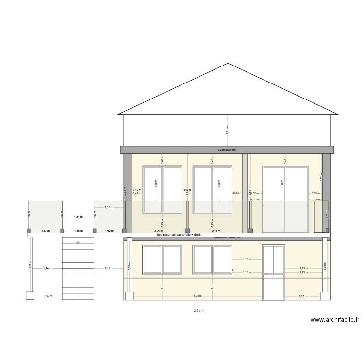 Élévation. Plan de 0 pièce et 0 m2