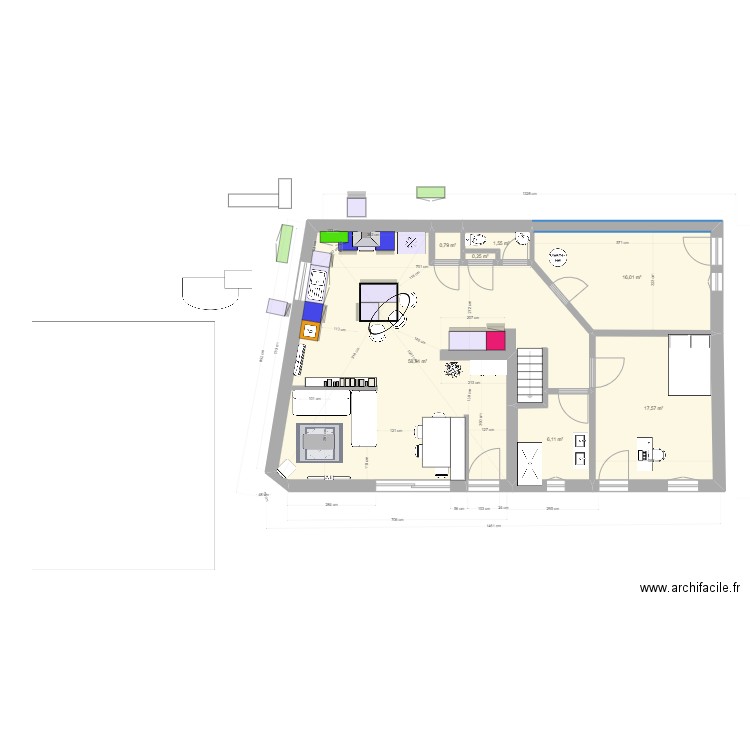 version 26-12-23. Plan de 7 pièces et 101 m2