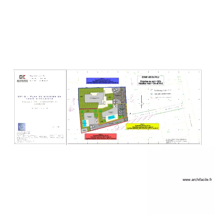 Lou Gat faisabilité. Plan de Lou Gat faisabilité. Plan de