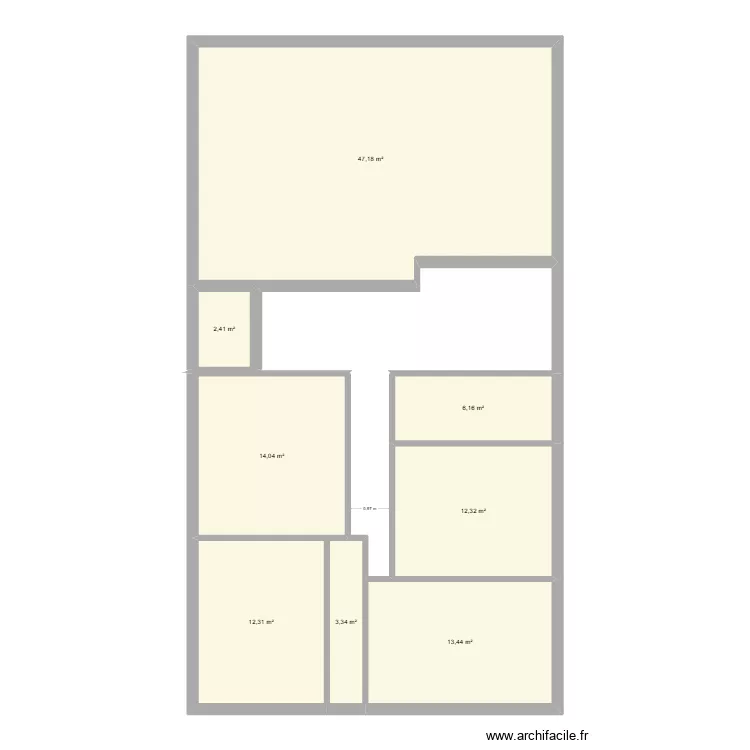 Habitation 2. Plan de 8 et 111 m² Habitation 2. Plan de 8 et 111 m²